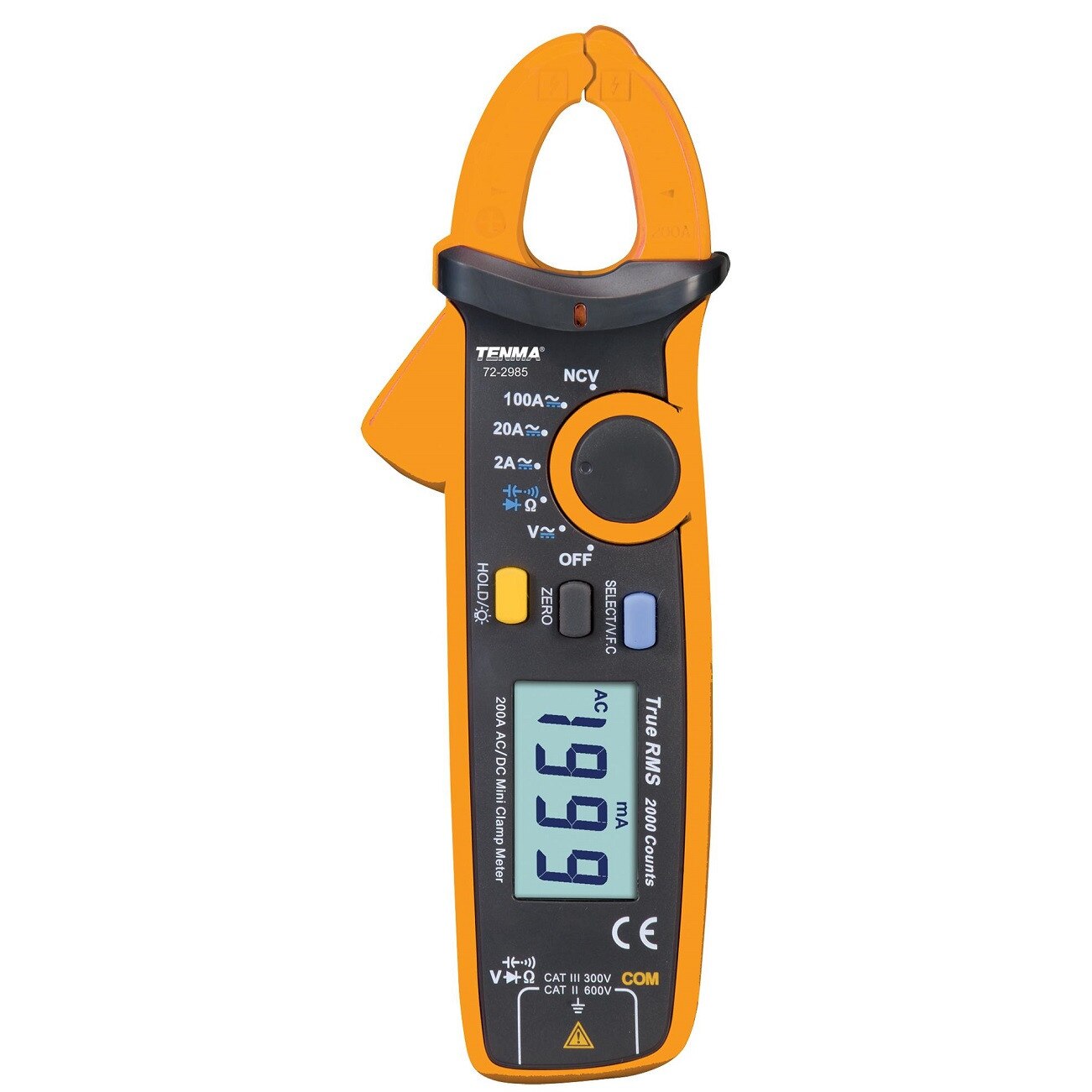 Aparat Masura Clampmetru Tenma 100 A AC, 600 V DC